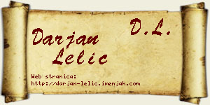 Darjan Lelić vizit kartica
